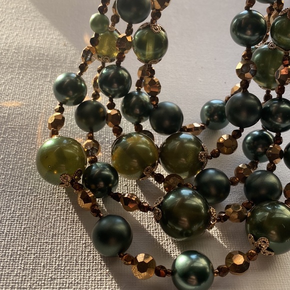 VTG- Vendome- Demi-Parure Fall Moods Necklace & Earring Set- Circa 1950s - Picture 3 of 16